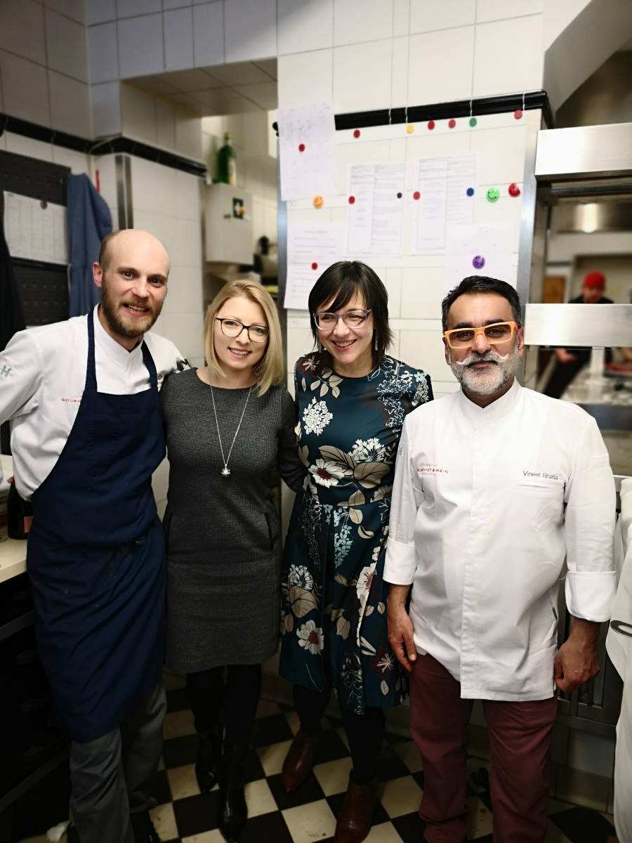 Dinner Event beim Rheingau Gourmet und Wein Festivals 2020 im Hotel Kronenschlösschen mit dem Sternekoch Vineet Bhatia aus London mit indischer Küche