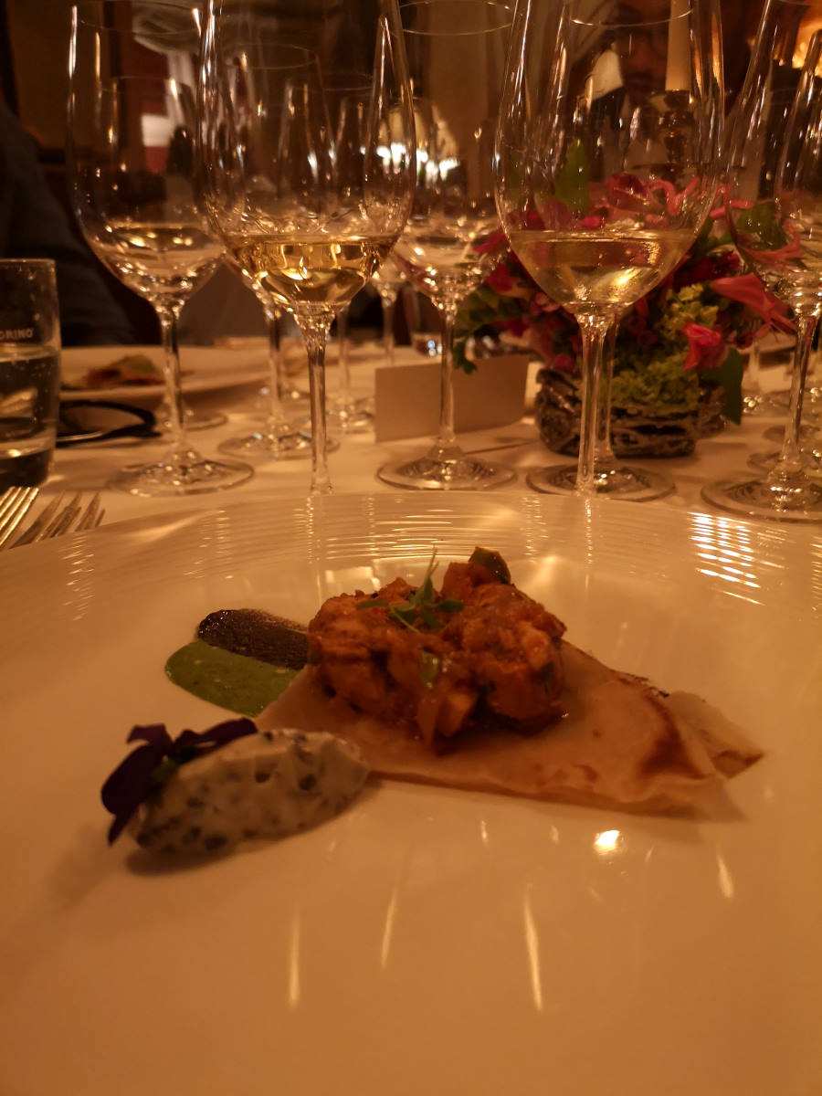 Dinner Event beim Rheingau Gourmet und Wein Festivals 2020 im Hotel Kronenschlösschen mit dem Sternekoch Vineet Bhatia aus London mit indischer Küche