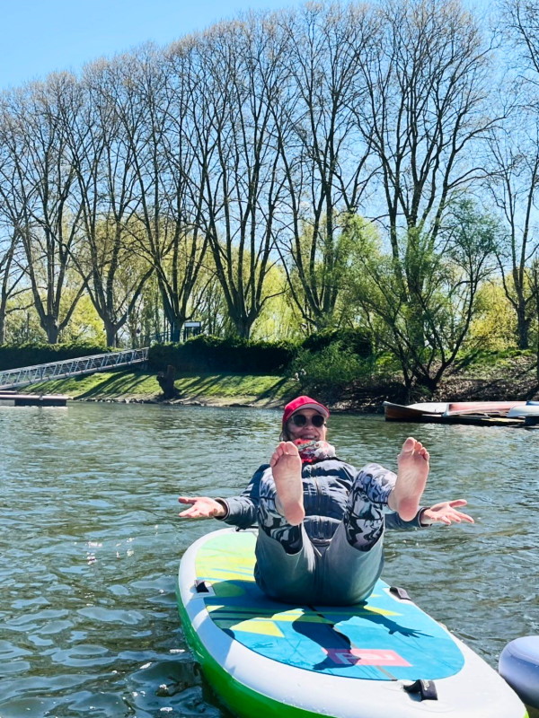 Rhein SUP Wiesbaden, Schiersteinerhafen, Yoga SUP, Standup Paddling