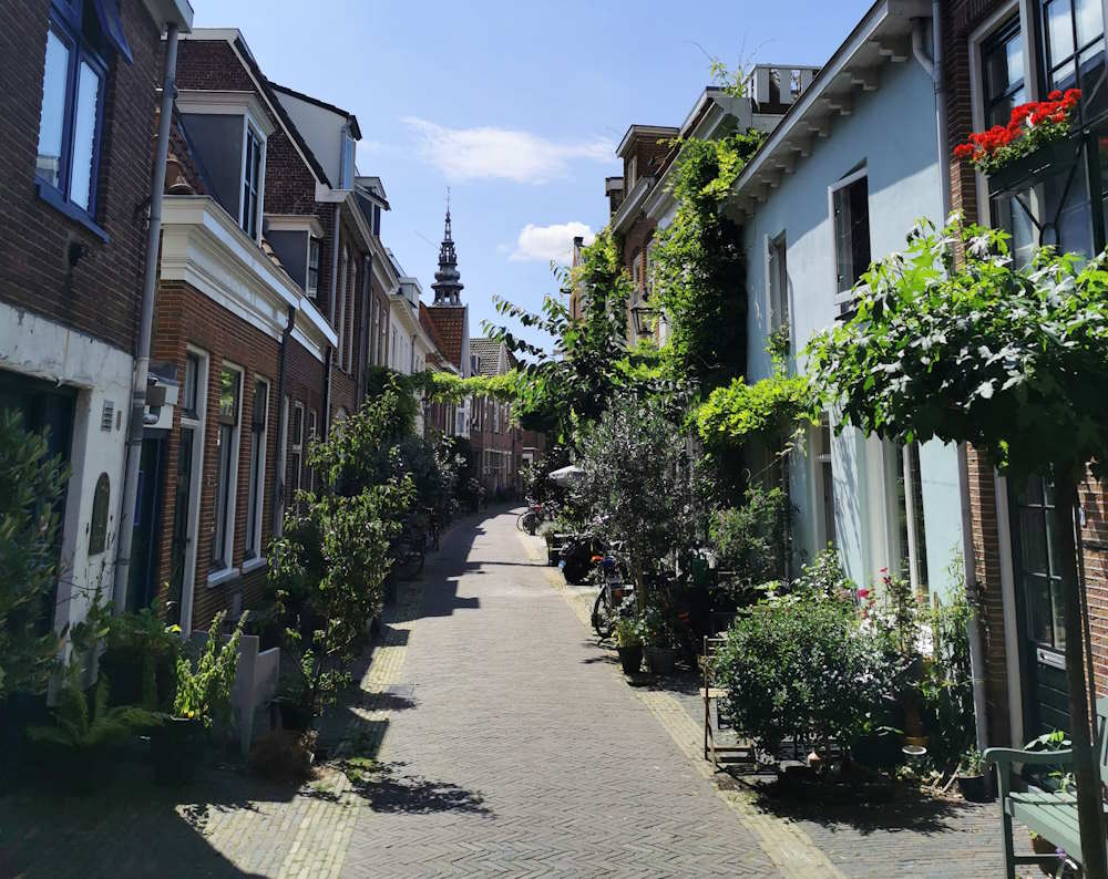 Wohmstraße in Haarlem in Niederlande