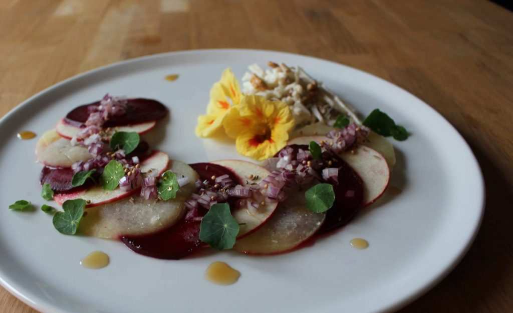 Handkäs Carpaccio mit Musik