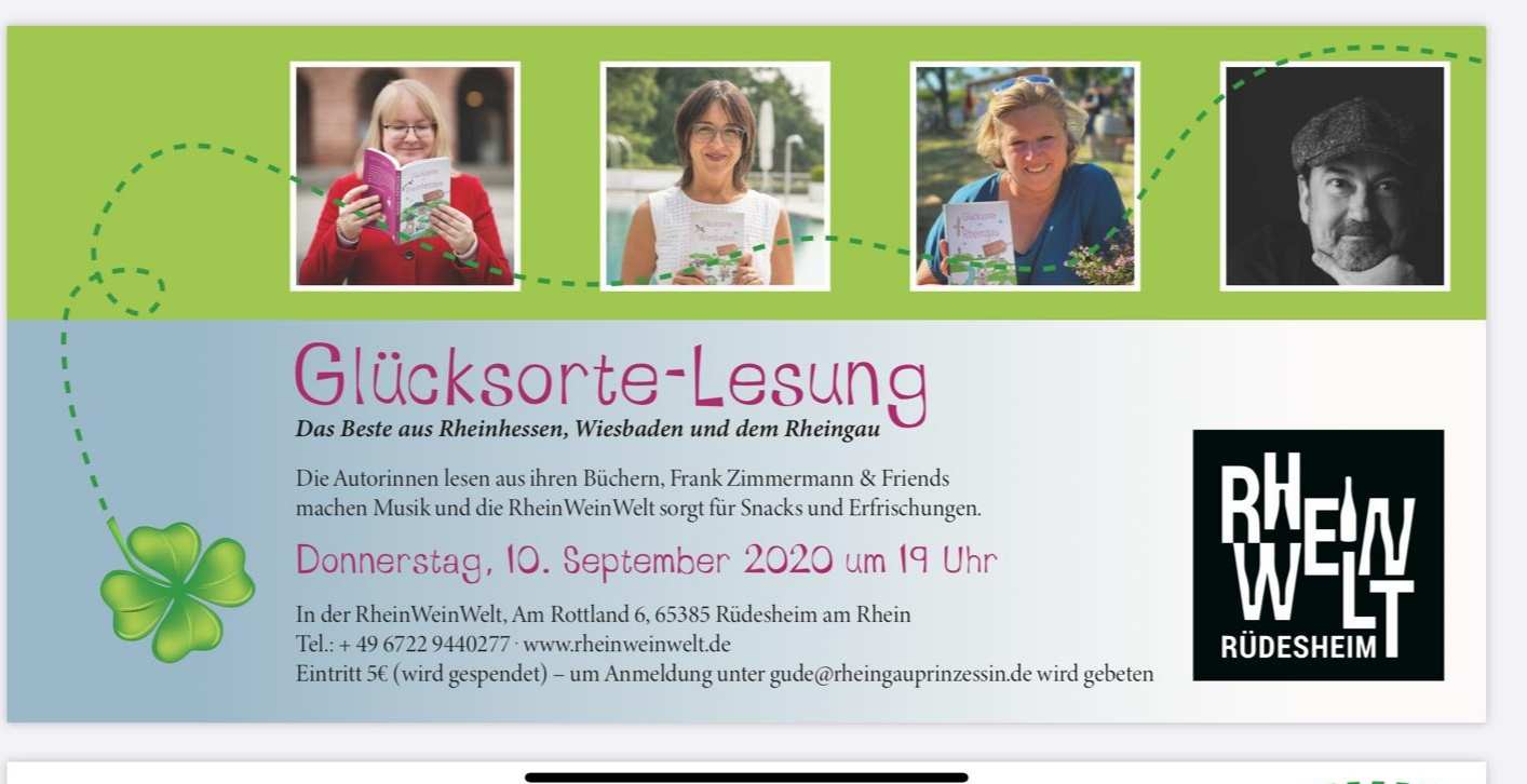 Glücksorte Lesung in Rüdesheim im Rheingau