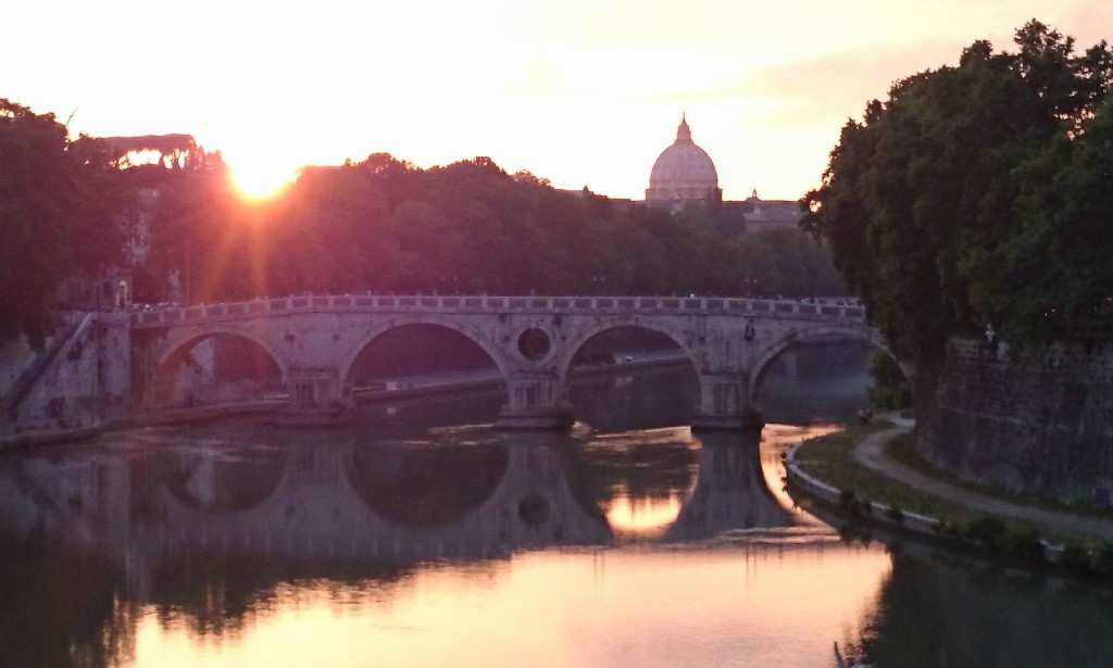 Sunset in Rome